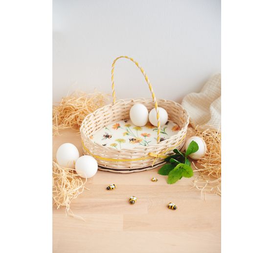 Kit per lavoretti rattan VBS "Cestino ovale"