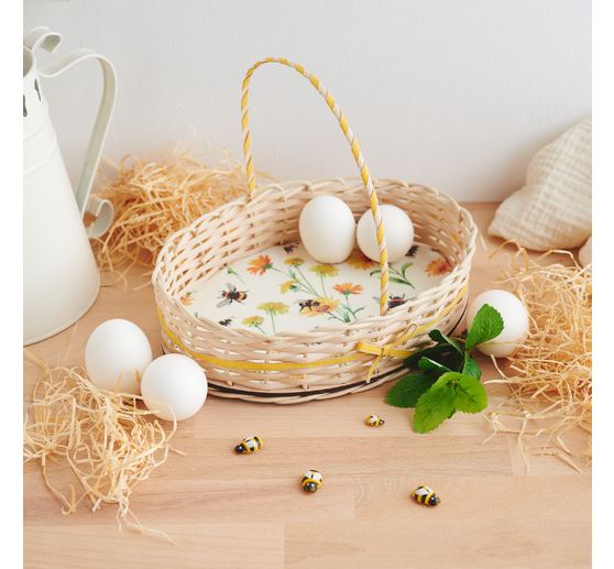 Kit per lavoretti rattan VBS "Cestino ovale"