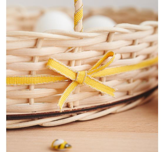 Kit per lavoretti rattan VBS "Cestino ovale"