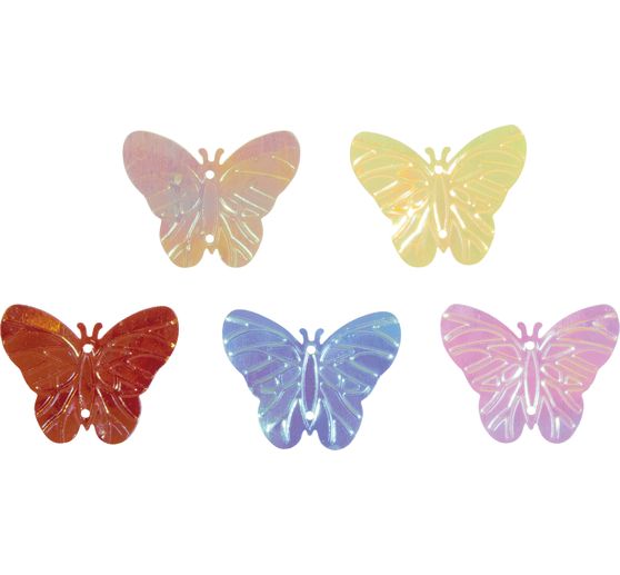Elementi decorativi paillettes "Farfalle"