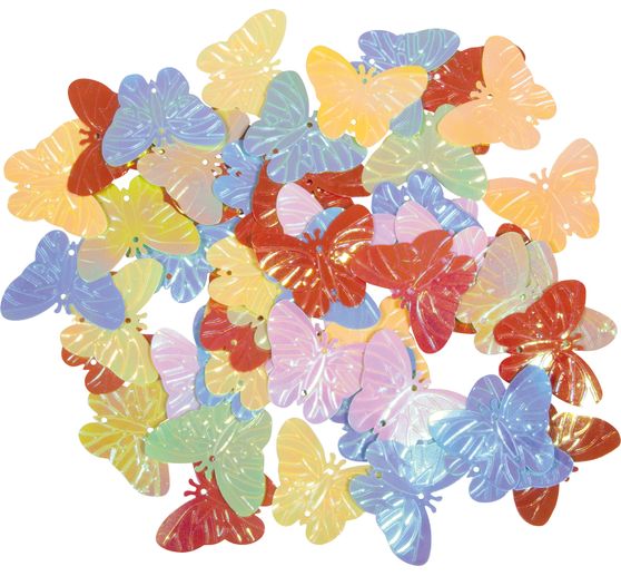 Elementi decorativi paillettes "Farfalle"