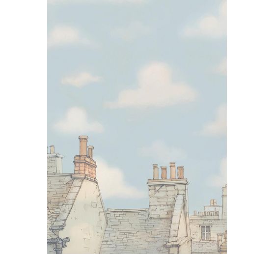 Motif straw silk backgrounds "Family", set of 8