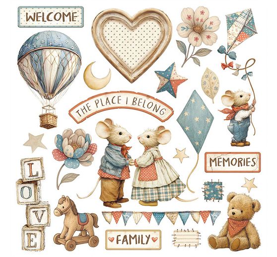 Assortimento di Rub On "Family"