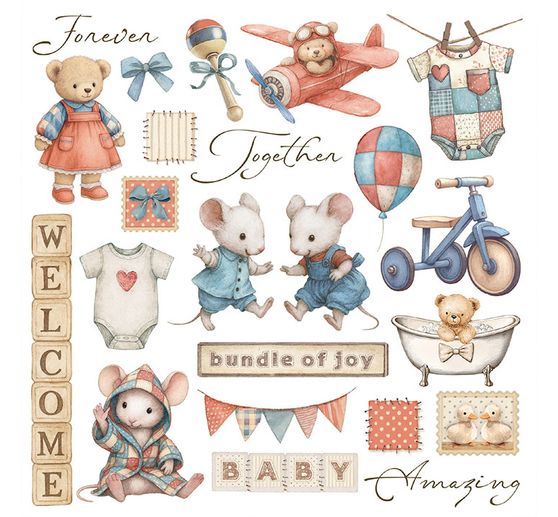 Rub On assortment "Baby"