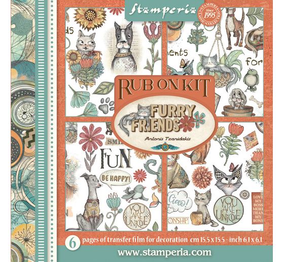Assortimento di Rub On "Furry Friends"