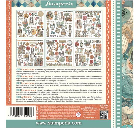 Assortimento di Rub On "Furry Friends"