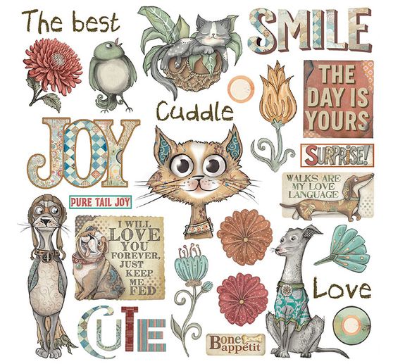 Assortimento di Rub On "Furry Friends"