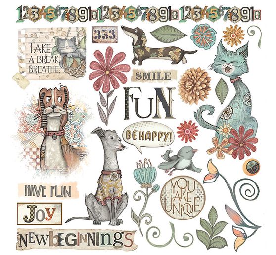 Assortimento di Rub On "Furry Friends"