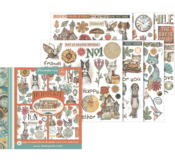 Assortimento di Rub On "Furry Friends"