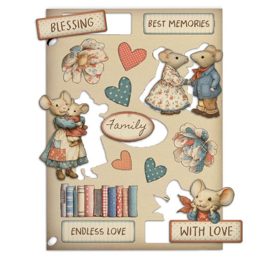 Lasercut motifs "Family"