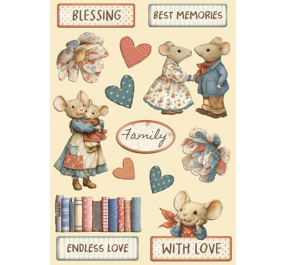 Lasercut motifs "Family"