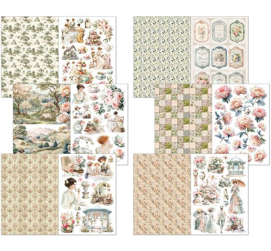 Junk Journal & Ephemera Book "Afternoon Tea"