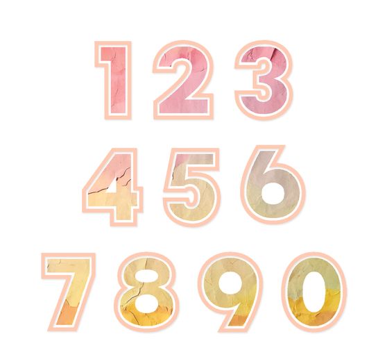 Sizzix Thinlits Punching template "Numbers by 49 and Market"