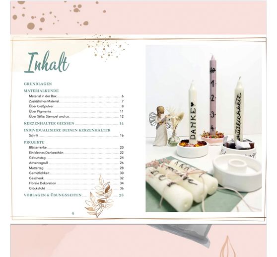 Creative set "Kerzenhalter gie&szlig;en"