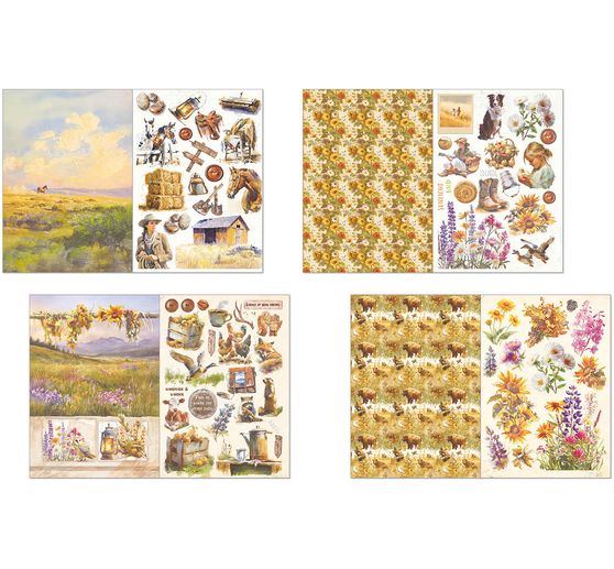 Junk Journal & Ephemera Book "Yellowstone"