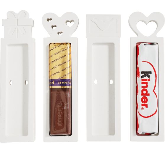 Stampo in silicone VBS "Porta barrette di cioccolato Grazie"