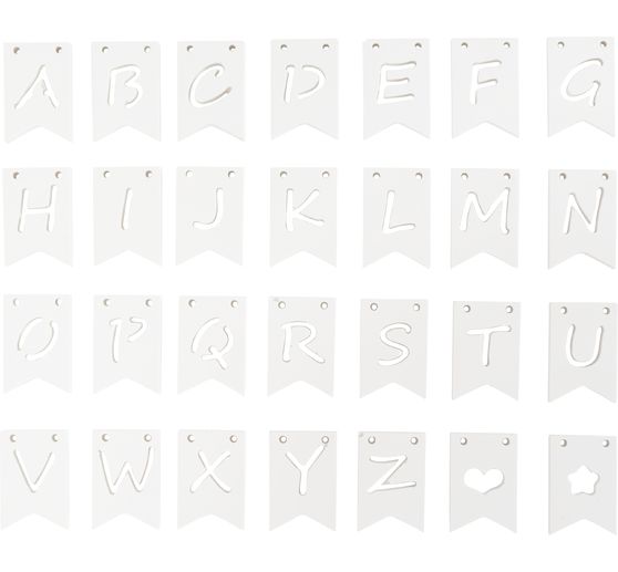 VBS Silicone casting mould "Pennant garland"