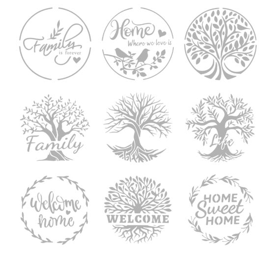 VBS Stencil set "Tree of Life"