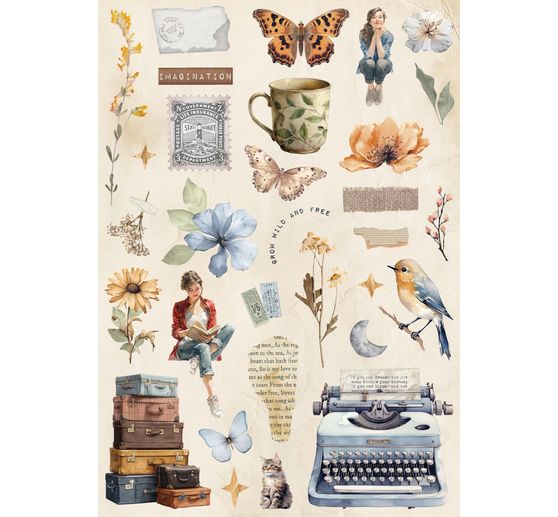 Junk Journal Book "Secret Diary"