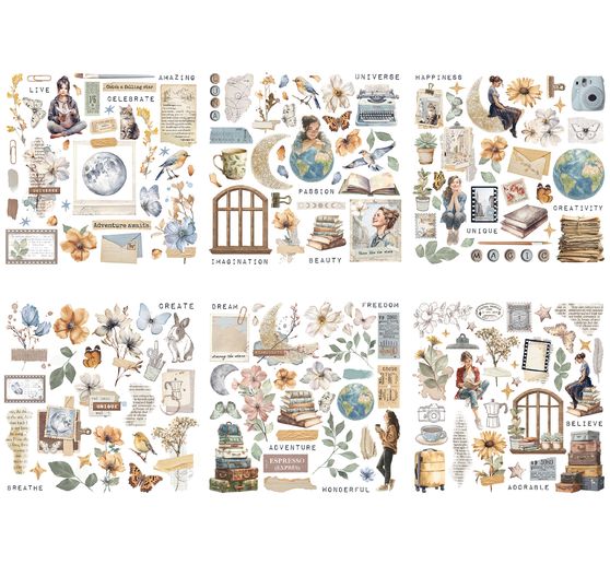 Rub On assortment "Secret Diary"