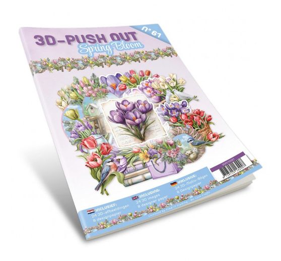 Libro di fogli fustellati 3D "Spring Bloom"