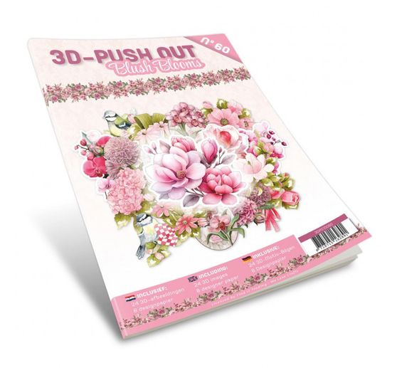 Libro di fogli fustellati 3D "Blush Blooms"
