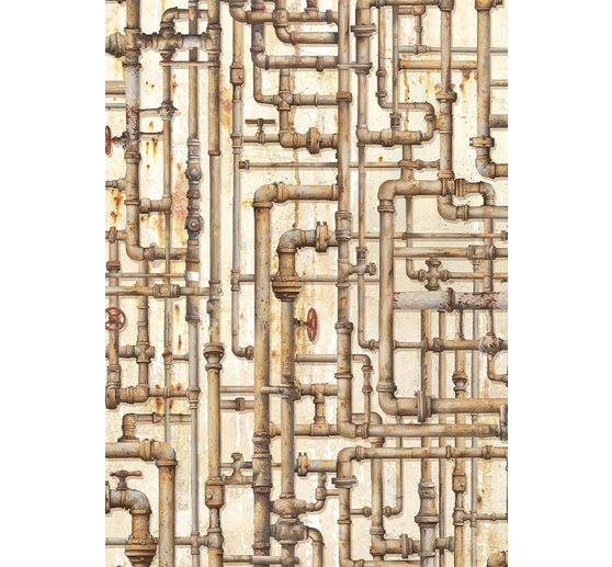 Motivo in paglia di seta backgrounds "A New Beginning", set di 8 pezzi