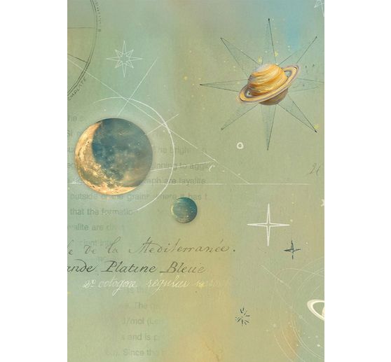 Motivo in paglia di seta backgrounds "A New Beginning", set di 8 pezzi