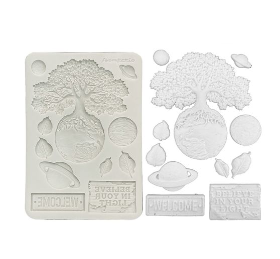 Silicone mould A5 "A New Beginning - Planets"