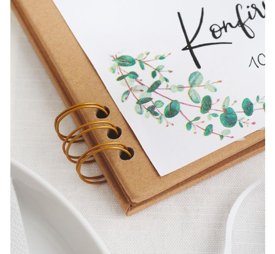 Album per raccoglitori ad anelli VBS, pagine in carta kraft