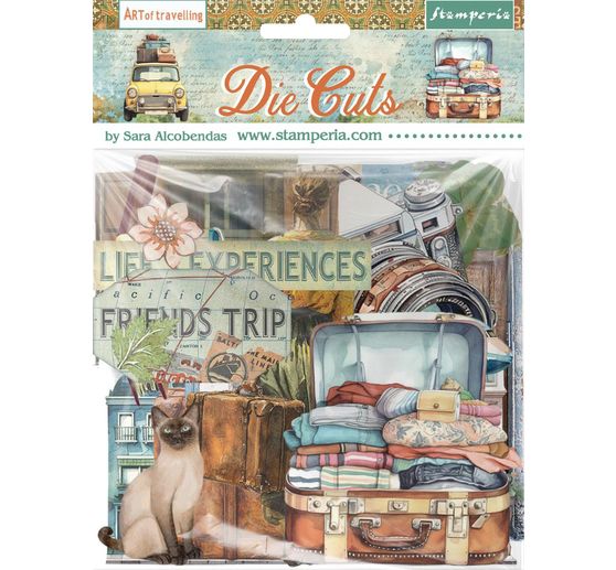 Punching motifs "Art of Travelling"