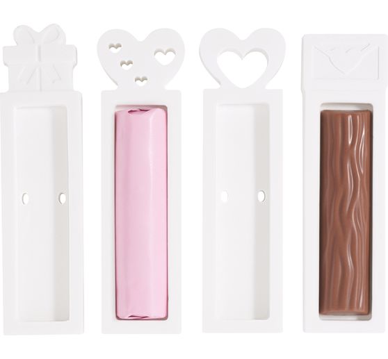 Stampo in silicone VBS "Porta barrette di cioccolato Grazie"