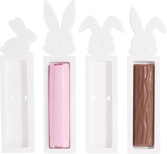 VBS Silicone casting mould "Chocolate bar holder Bunny"