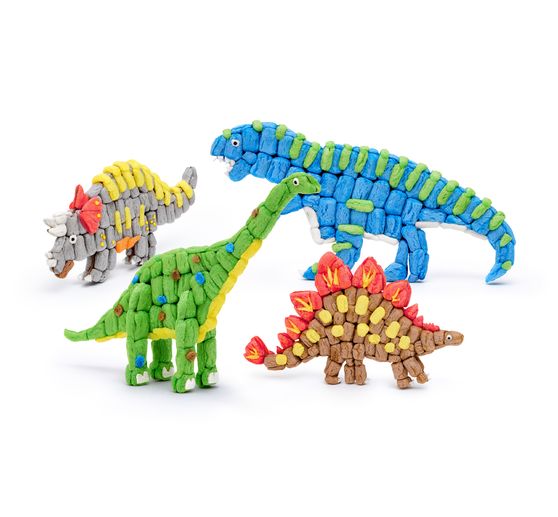 PlayMais Classic set di carte "Dinoworld"