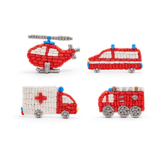 PlayMais Classic card set "Firetruck"