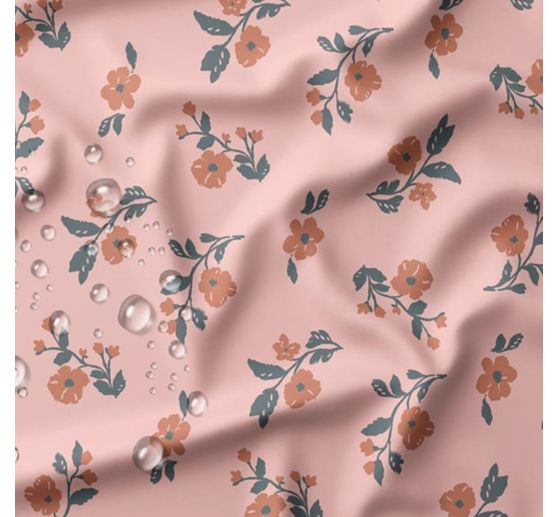 Tessuto in poliestere "Alina" rivestito in PU