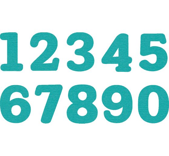 Fustella Sizzix Thinlits "Numbers by Eileen Hull"