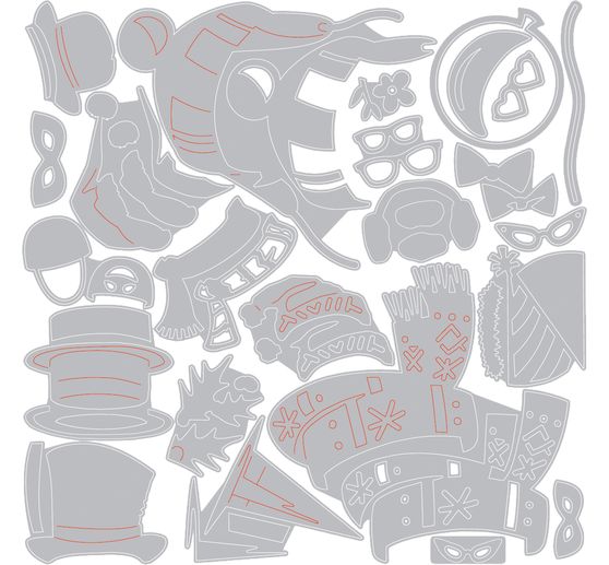 Fustella Sizzix Thinlits "Small Accessories by Tim Holtz"