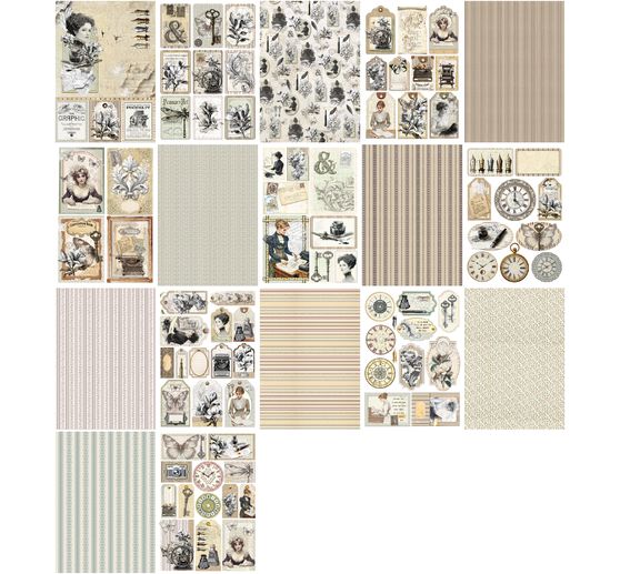 Set di carta "Typographic"