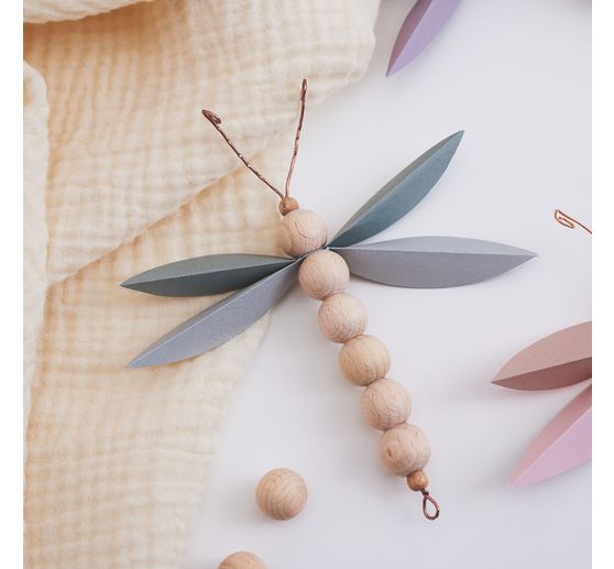 Palle di legno VBS perforate "&Oslash; 15 mm