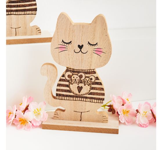 Figura di legno "Gatto" della VBS