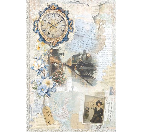 Motif straw silk assortment "Eastern Journey", set of 4