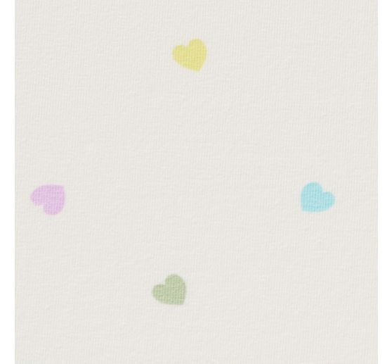 Tessuto jersey "Piccole Cuori"