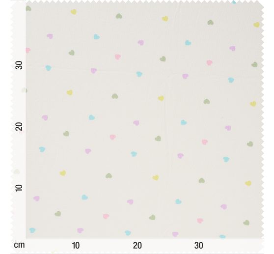 Tessuto jersey "Piccole Cuori"