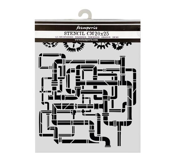 Stencil "Gardens of Time - Tubes"