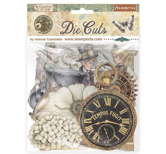 Motivi fustellati "Gardens of Time"
