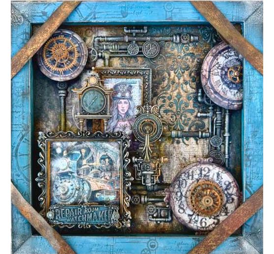 Scrapbook block "Gardens of Time"