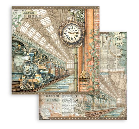 Scrapbook block "Gardens of Time"