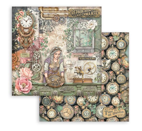 Scrapbook block "Gardens of Time"