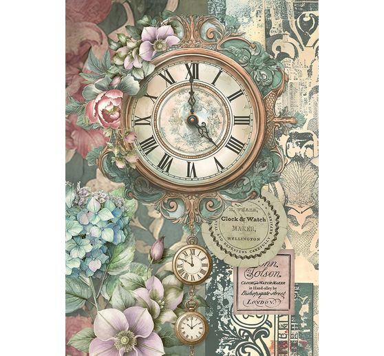 "Giardini del tempo" Assortimento di seta paglia con motivi, set di 8 pezzi